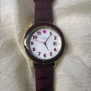 Kate Spade Maroon and Gold